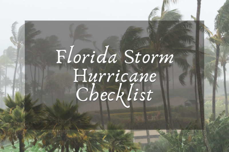 Florida Storm Protection: Our Hurricane Checklist