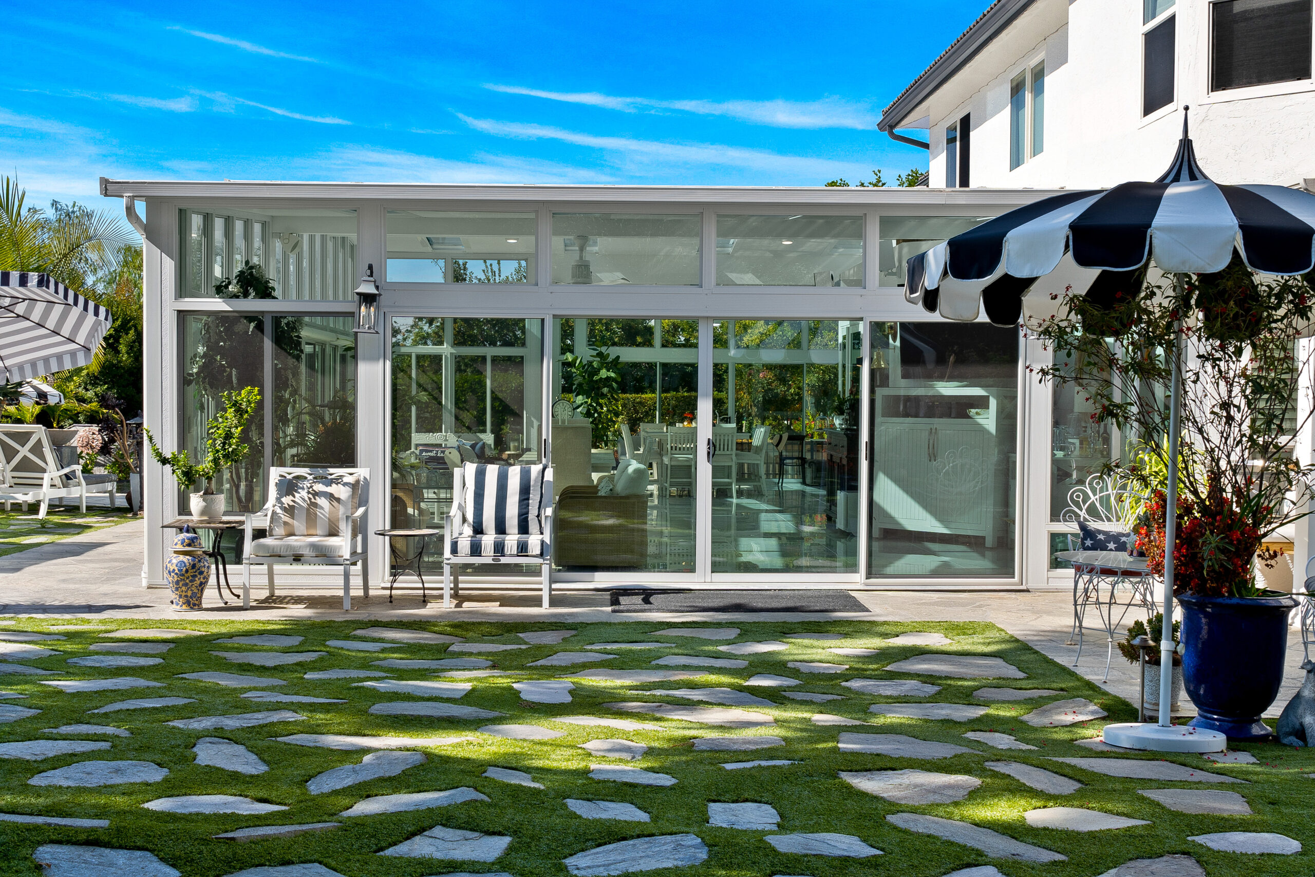 Sunroom from the outside